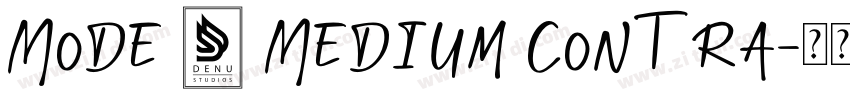 Mode 0 Medium Contra字体转换